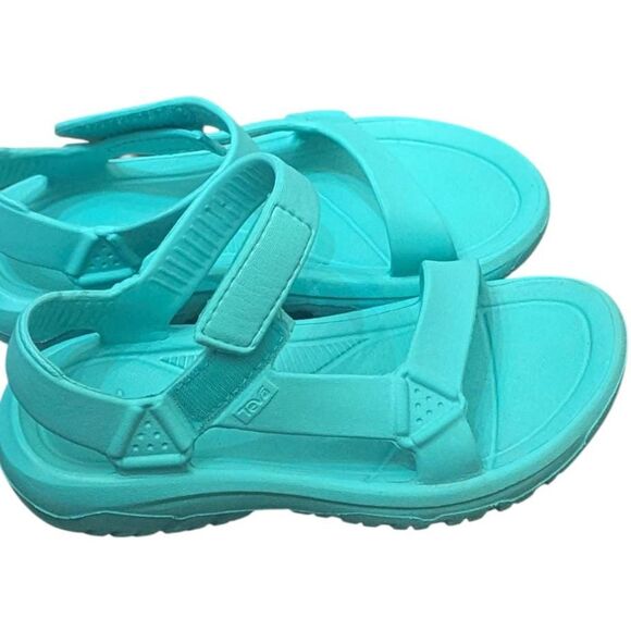 TEVA Hurricane Drift Sandals W7 Aqua Teal Gorpcore Water Shoes EVA Foam - Picture 3 of 5